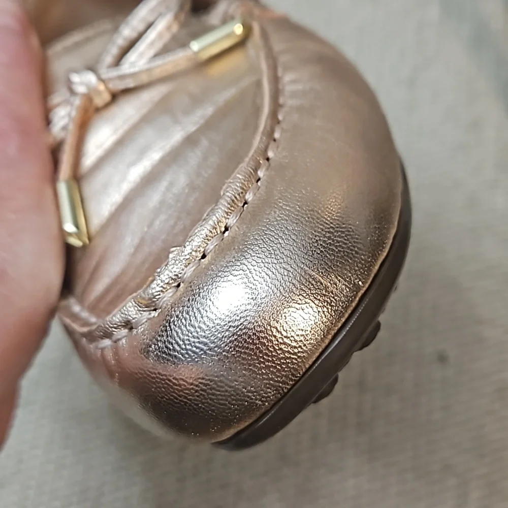 Vionic Virginia Metallic Loafer Rose Gold Women's 6.5